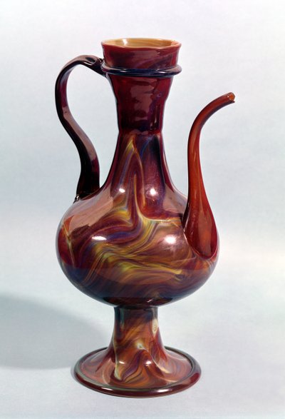 Ewer in imitation chalcedony, Venetian, c.1500 by Italian School